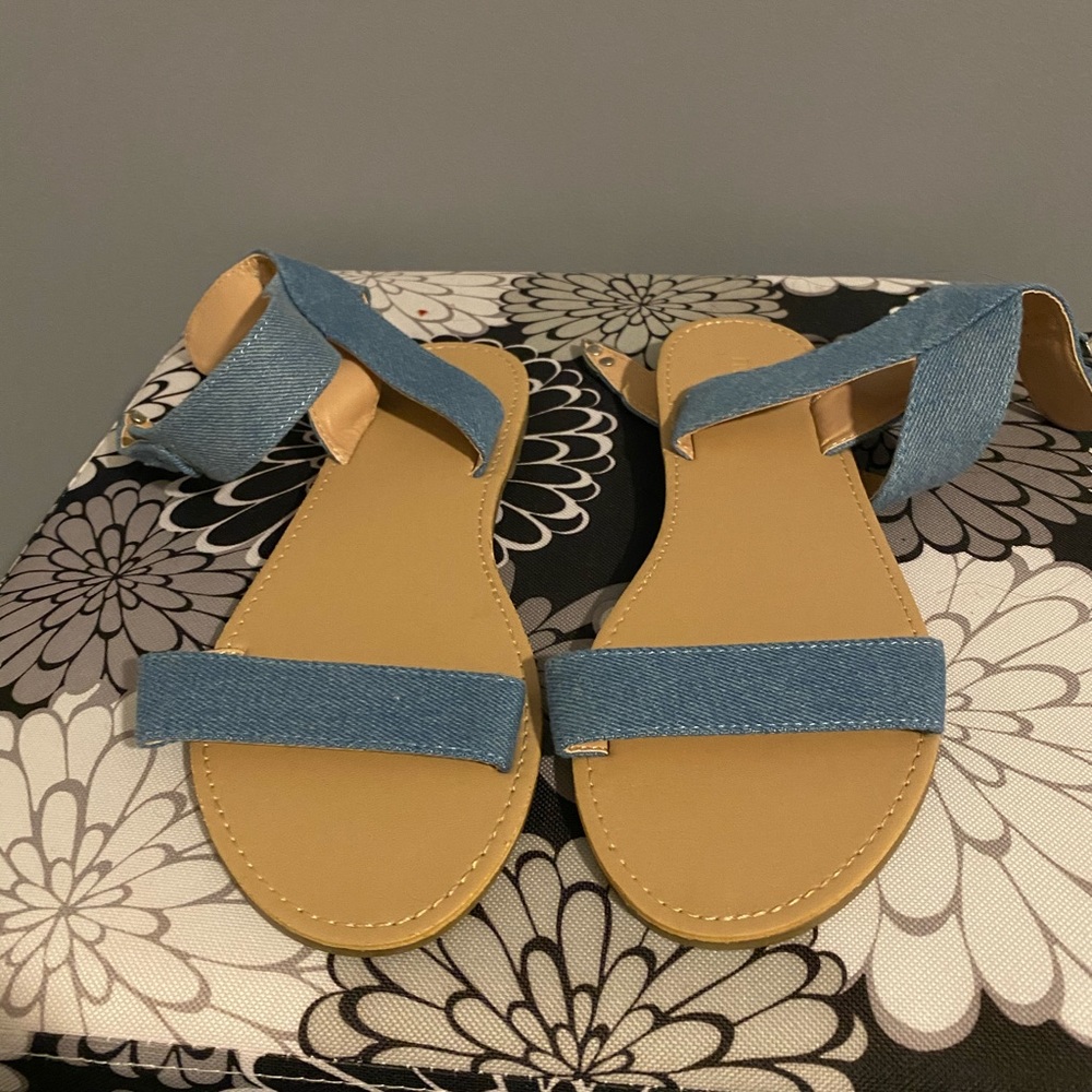Denim Sandals - Picture 1 of 3
